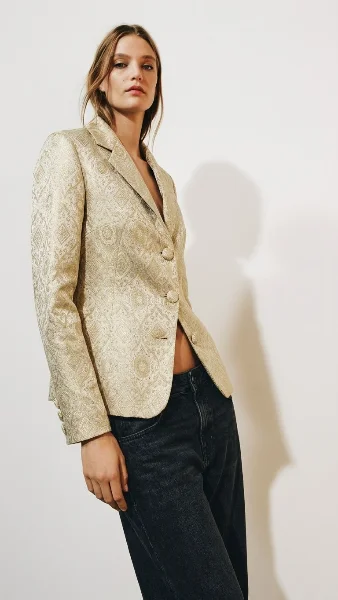 Casaco Jacquard